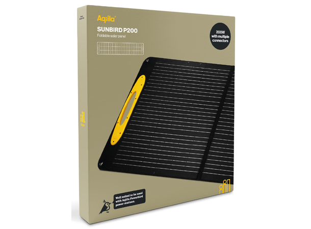 Aqiila Sunbird P200 200W Solar panel 