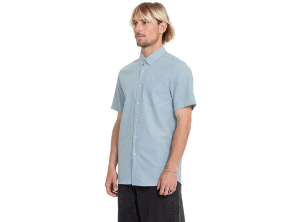 Volcom Everett Oxford SS Wrecked Indigo - L 