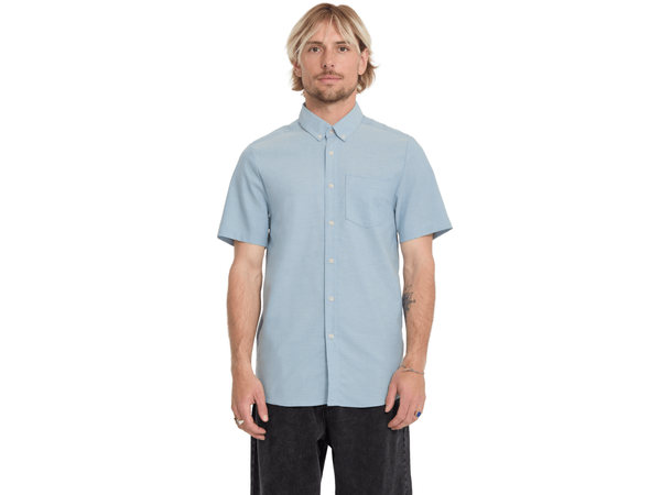 Volcom Everett Oxford SS Wrecked Indigo - L 