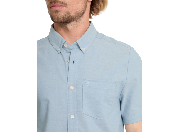 Volcom Everett Oxford SS Wrecked Indigo - L 