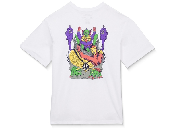 Volcom FA Ben Sanaire Tee 2 White - L/12år 