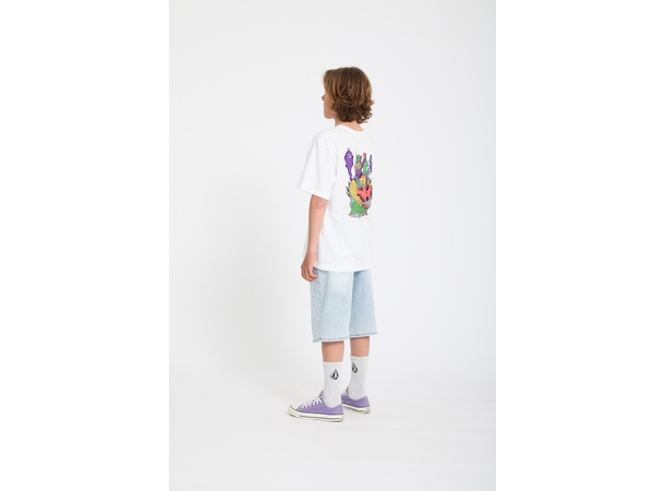 Volcom FA Ben Sanaire Tee 2 White - L/12år 