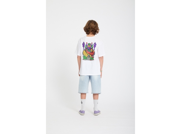 Volcom FA Ben Sanaire Tee 2 White - L/12år 
