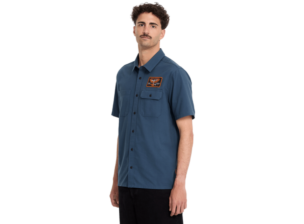 Volcom Slab City SS Midnight Blue - L 