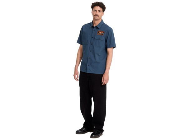 Volcom Slab City SS Midnight Blue - L 