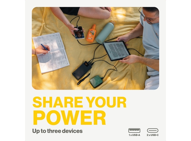 Aqiila Powerbird B20B+ 20000mAh 65W Powerbank for mobile & laptop - Black 