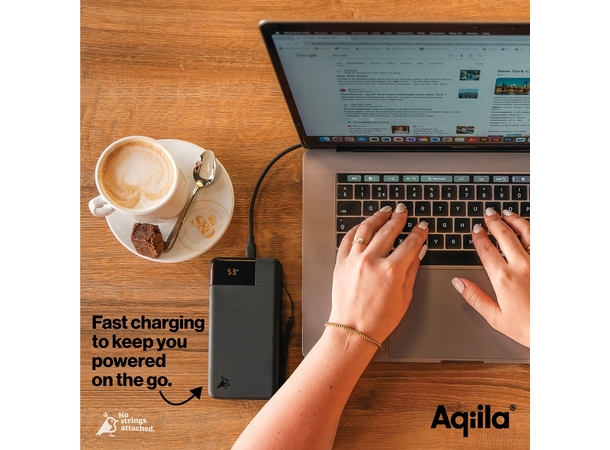 Aqiila Powerbird B20B+ 20000mAh 65W Powerbank for mobile & laptop - Black 