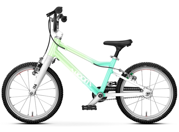 Woom Go 3 Automagic 16" Spearmint Crush 6,1kg, 4-6 år, 105-120cm, Ltd Edt 