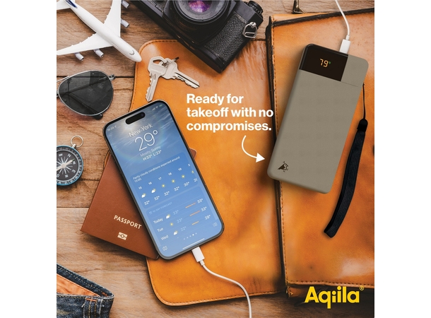 Aqiila Powerbird B20M+ 20000 mAh 65W Powerbank for mobile & laptop - Moss 