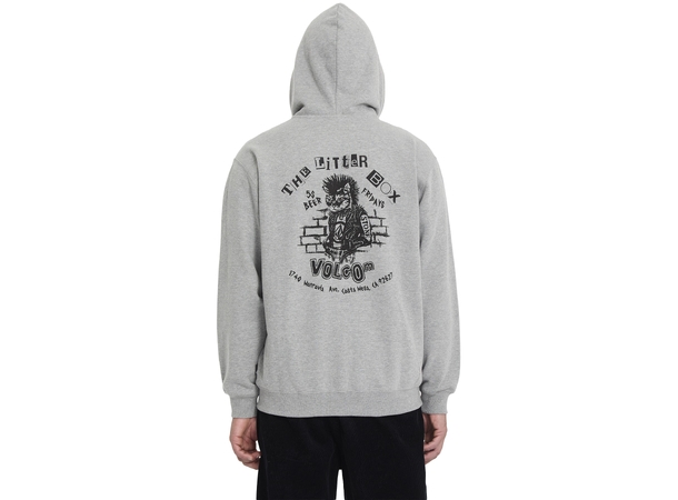 Volcom Catastrophy Zip Heather Grey - L 