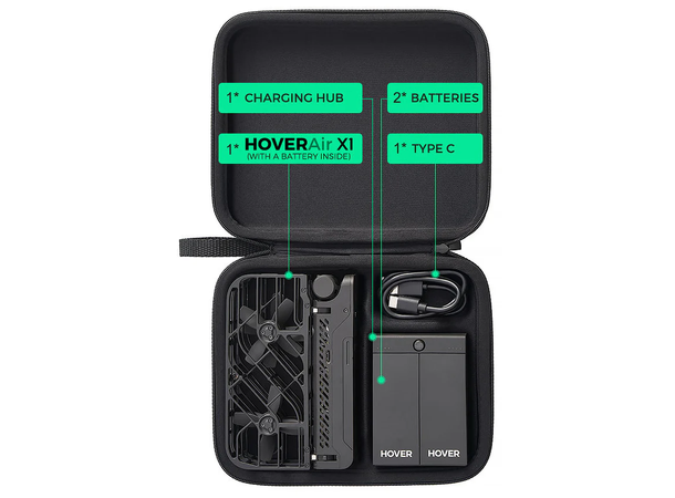 HoverAir X1 Travel Case Black 