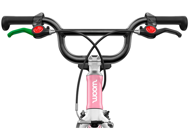 Woom Go 2 14" Powder Pink 5,3kg, 3-4,5 år, 95-110cm