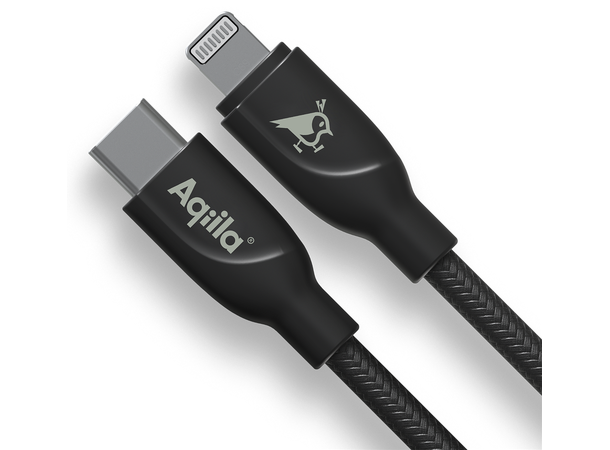 Aqiila Braided USB-C/Lighting 2.0 30W 1m Charging cable 