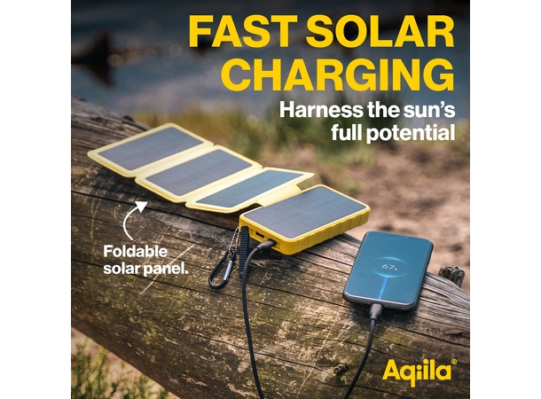 Aqiila Powerbird BS10 Solar Powerbank 10k mAh 