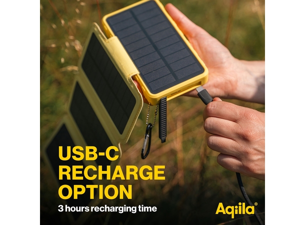 Aqiila Powerbird BS10 Solar Powerbank 10k mAh 