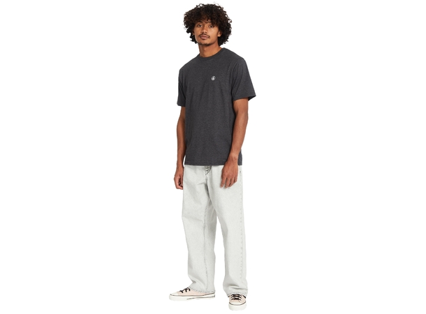 Volcom Circle Blanks HTH SS Tee Heather Black - L 