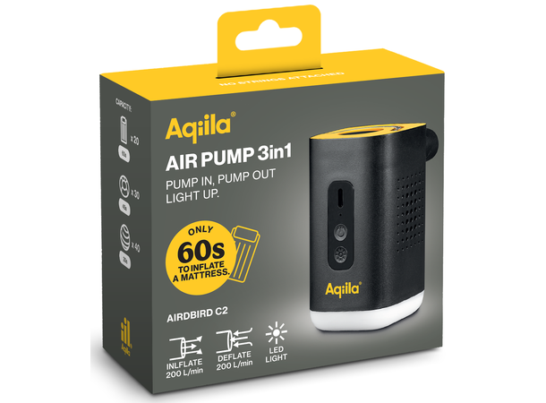 Aqiila Airbird C2 Airpump + Lamp 