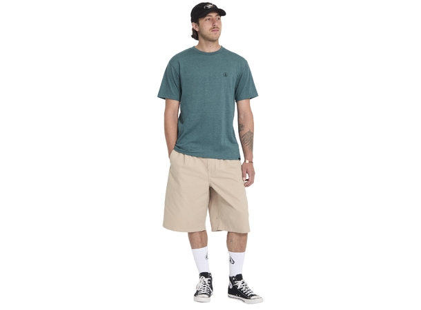 Volcom Circle Blanks HTH SS Tee Rifle Green - L 