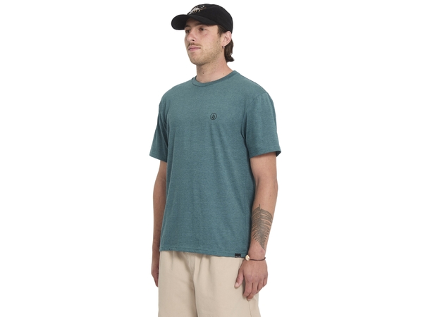 Volcom Circle Blanks HTH SS Tee Rifle Green - L 