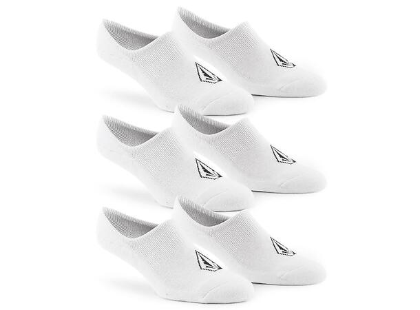 Volcom Stones Nshw Sock 3Pk White - One Size 