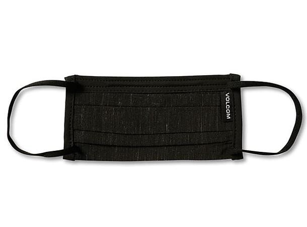 Volcom Big Youth Facemask Black On Black - One Size 