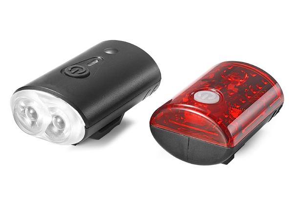 Lights front/rear XSRY Leo USB (set) 
