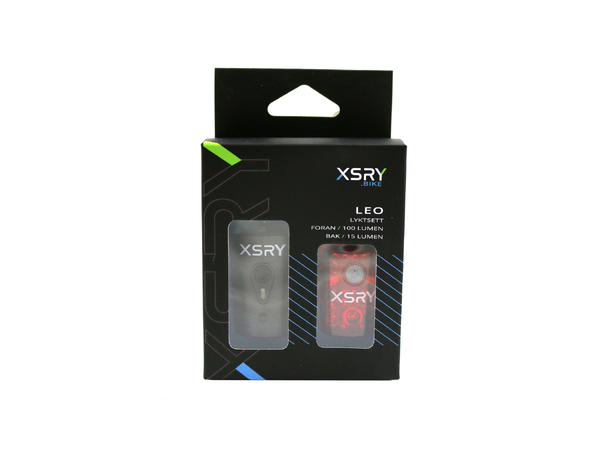 Lights front/rear XSRY Leo USB (set) 