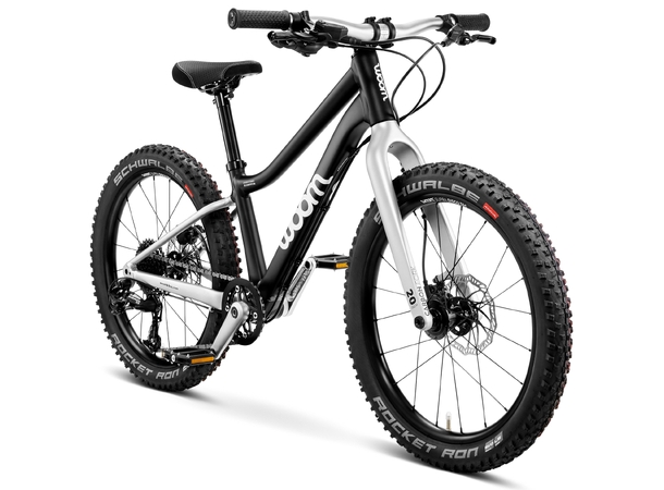 Woom OFF 4 20" Black 7,8kg, 6-8 years, 118-130cm 
