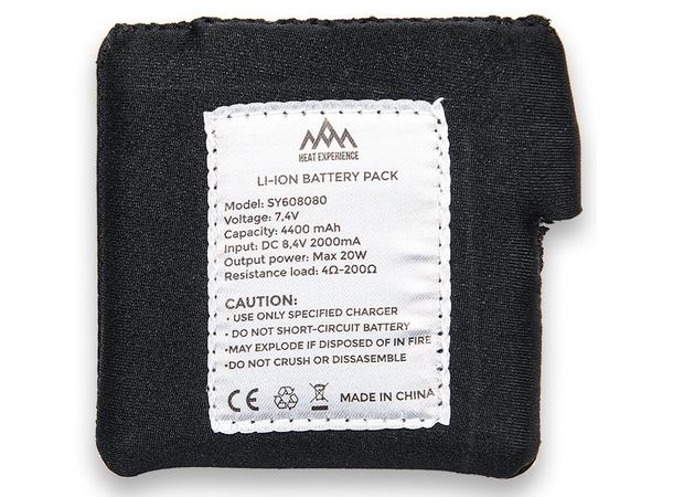 HeatX Battery 4400mAh for garments 