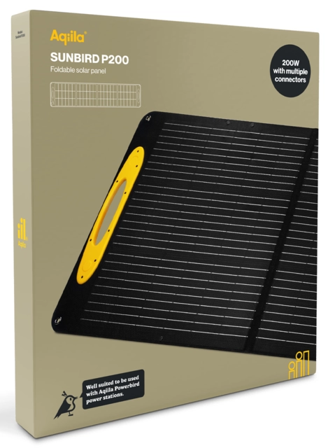 Aqiila Sunbird P200 200W Solar panel 