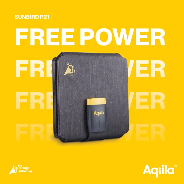 Aqiila Sunbird P21 21W Solar charger 