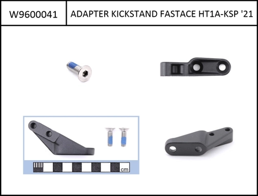 XLC Kickstand Mounting Plate Flyon, HardSeven9/10, Trekking9/10 KSA18 