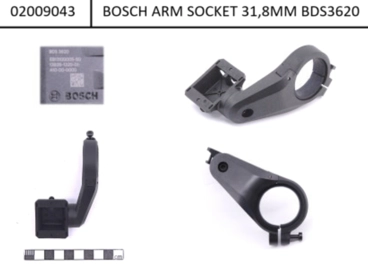 Bosch single-arm Displayholder, Kiox 300 2022, 31,8mm, Smart System 