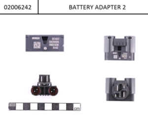 Bosch Battery plug for InTube Akku 2022, for 2 Batterycable, Smart System 