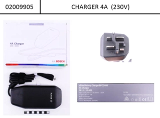 Bosch Charger 4A Standard Charger 2022, without Powercable, Smart System 