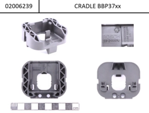 Bosch Battery mount Cradle InTube 2022, without Damping foil, Smart System