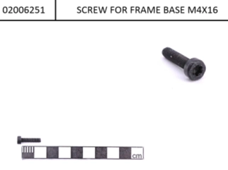 Bosch Screw for Alu profil 2022, M4x16mm, Smart System 