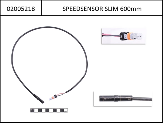 Bosch Speed Sensor Slim 600mm 600mm, f. Gen4 i625Wh, f. HT/TRK 