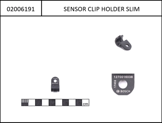 Bosch Clip f. Speed Sensor Slim incl. screw, f. Gen4 i625Wh, f. HT/TRK 