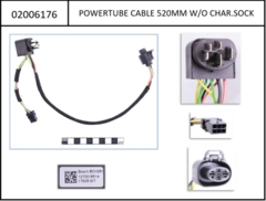 Bosch Battery cable PowerTube 520mm, w/o charing socket