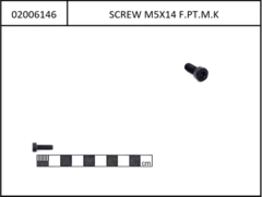 Bosch screw for battery lock M5x14 for Intube