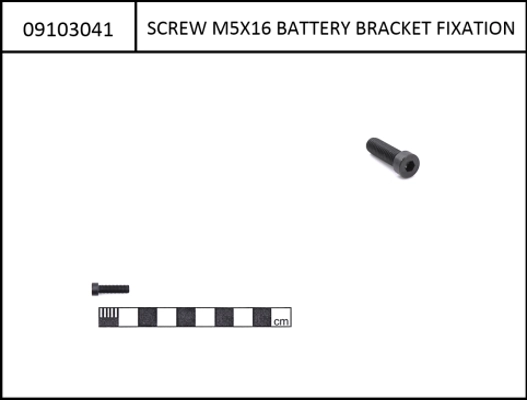 Bosch Screw for battery lock M5x16 for Intube, Gen4, small head 