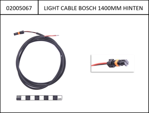 Bosch light cable f. taillight 1400mm,Bosch starting 2012