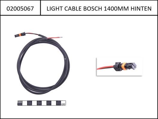 Bosch light cable f. taillight 1400mm,Bosch starting 2012 