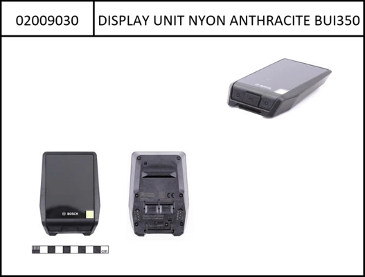 Bosch Display Nyon V2 2021, anthracite, without holder 