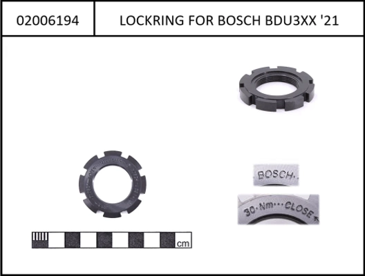 Bosch Lockring f. Gen3 2018, for chainring mounting 