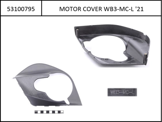 Motor Cover left Bosch Gen3 for Sinus Evolution models 