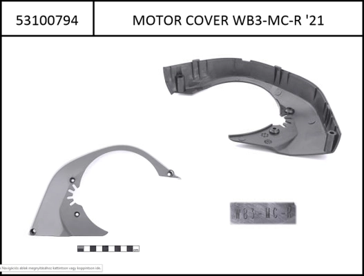 Motor Cover right Bosch Gen3 for Sinus Evolution models Gent/Lady 