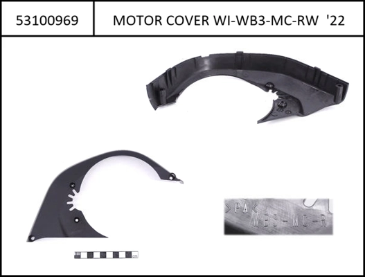 Motor Cover right Bosch Gen3 for Sinus Evolution models Wave 