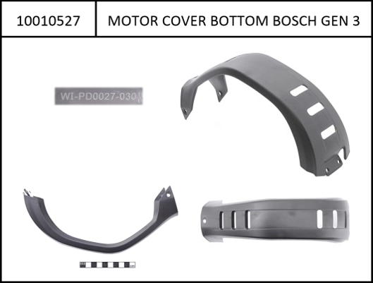 Motor Skidplate Bosch Gen3 Perf. HD black, from 2021, eConnect, eCRP Type1 